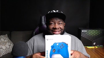 Xbox Shock Blue Controller Unboxing