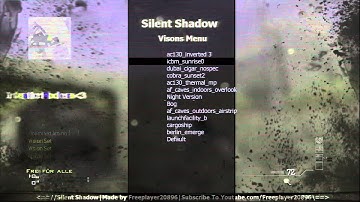 Mw3 Silent Shadow Mod menu SPRX +Download | [1.24] [German]