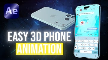 Easy 3D iPhone Animation Tutorial (After Effects)