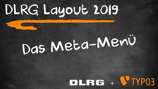 2019 - TYPO3 - 09 Meta-Menü erstellen