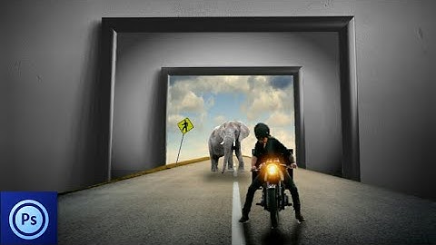 ⚫ 3D frame illusion Effect in |Photoshop Android