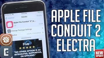 Get Apple File Conduit 2 OFFICIAL iOS 11.4.1 - 11 Electra Jailbreak Root Access No SSH iFunBox
