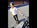Lil homies wanna try my ebike lol.