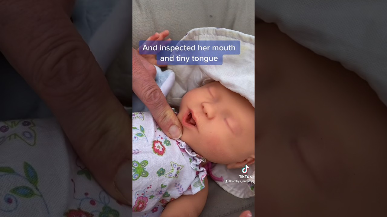 Mom Plays With Silicone Baby Doll For First Time