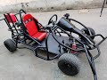 如何在家自制一台油电混动卡丁车 How To Make A Go Kart For Both Oil And Electricity At Home