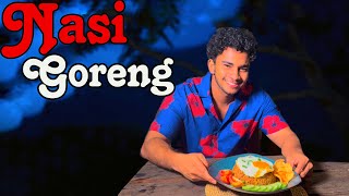 Making Nasi Goreng, The Indonesian Fried Rice In A Calm Evening | Wild Cookbook