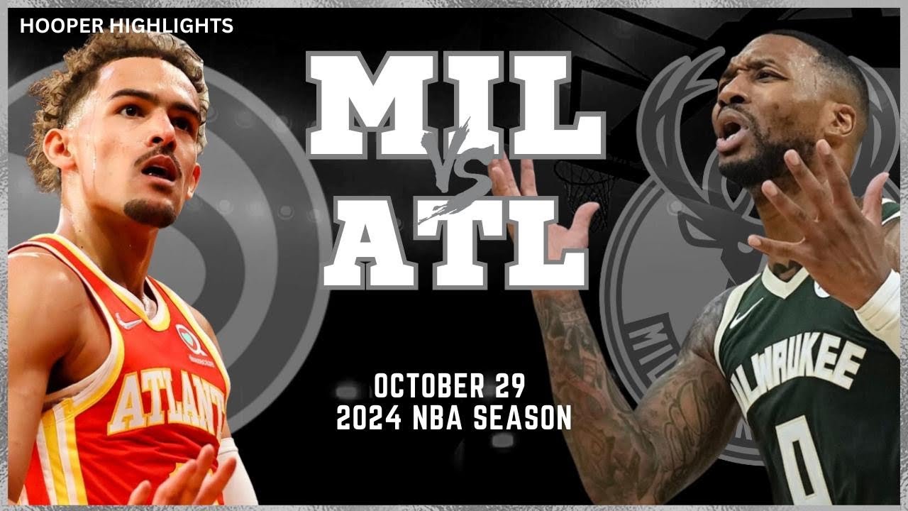 Milwaukee Bucks vs Atlanta Hawks Full Game Highlights | Oct 29 | 2024 NBA Season