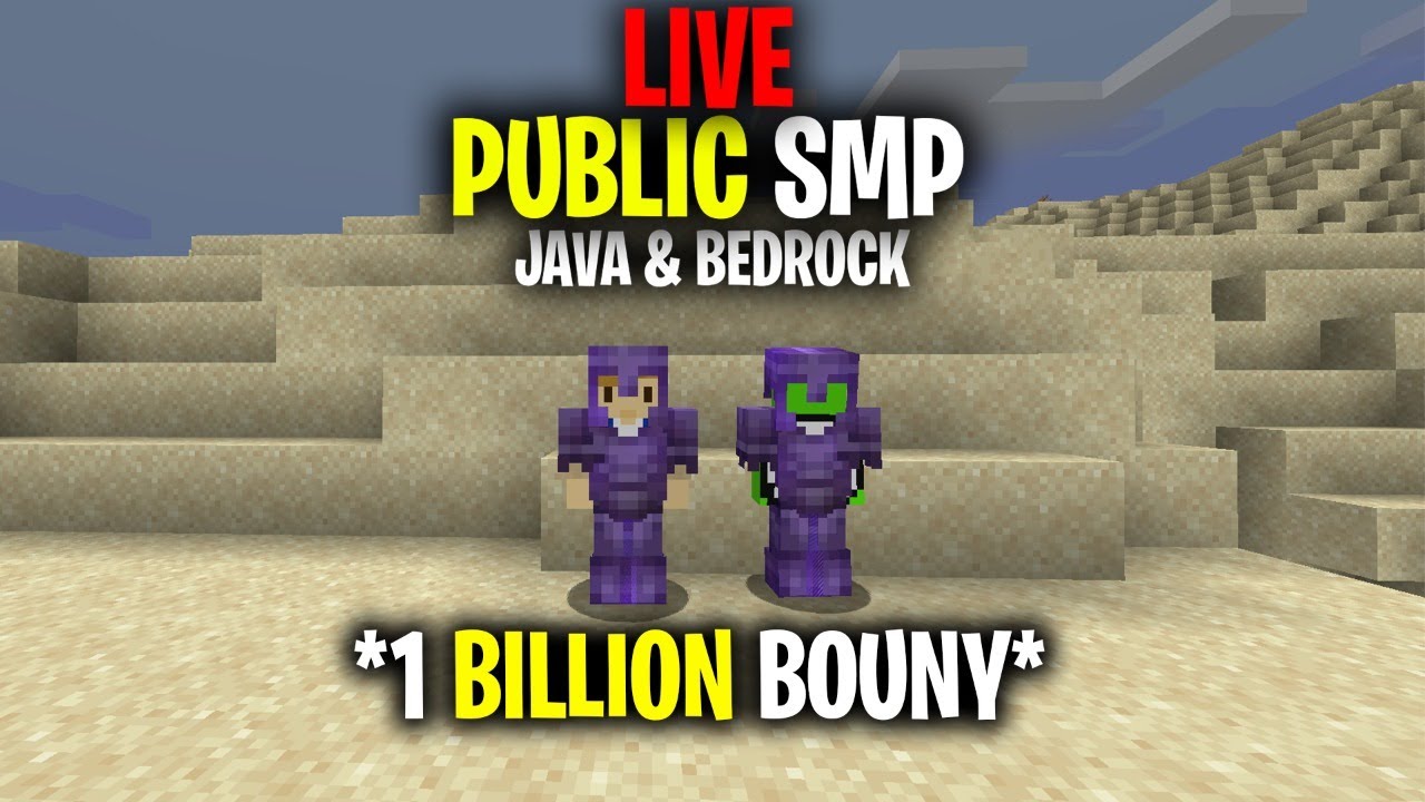 Public Minecraft SMP Server for Java & Bedrock *LIVE* 1.17.1 (Free to ...