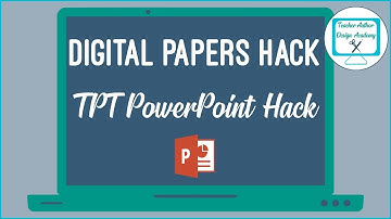 TPT Hack! Working With Digital Papers┃Powerpoint Tips For Teacher Authors