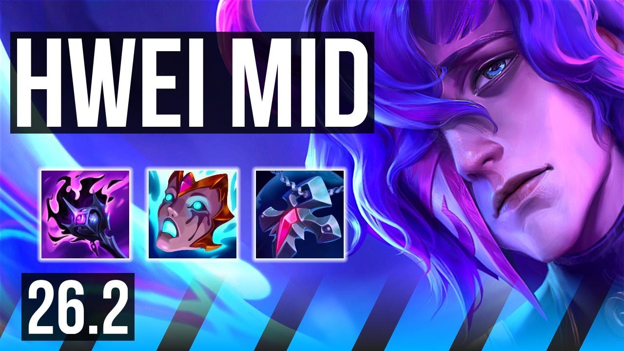 HWEI vs ZOE (MID) | 46K damage | EUW Master | 26.2