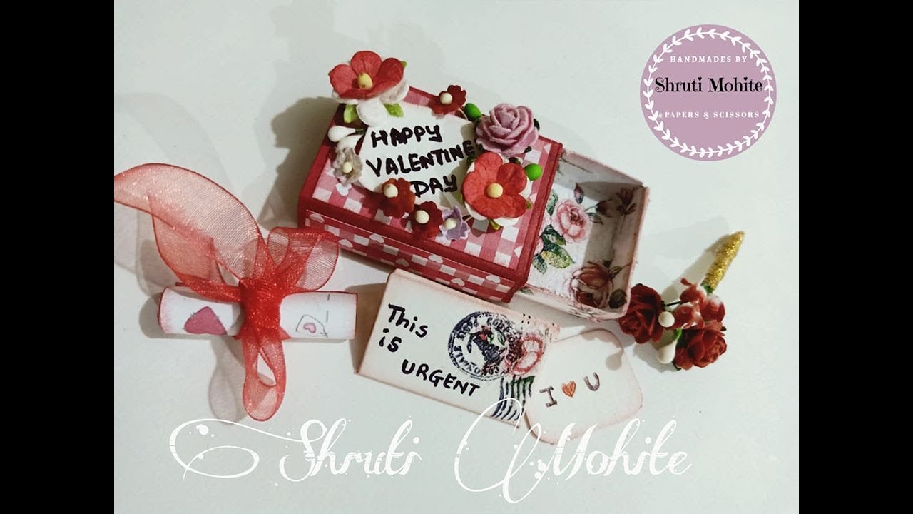 Valentine diy valentines crafty craft gift notes gifts chocolate fun crafts paper muslin easy homemade hand edible decorating bellemaison23 bag Valentine Day Handmade gift - YouTube