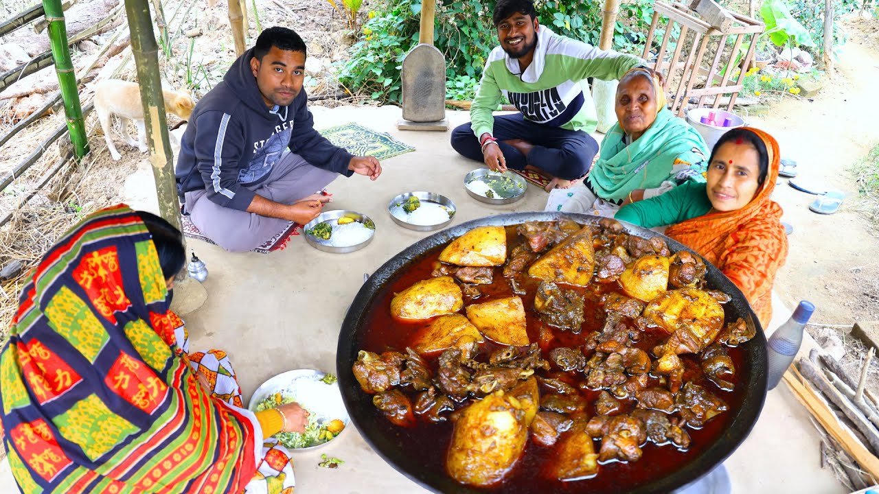 Facebook থেকে gift আর সাথে পাতি হাঁসের রান্না, পুলি পিঠা | Cooking Duck curry & Bengali Pitha recipe
