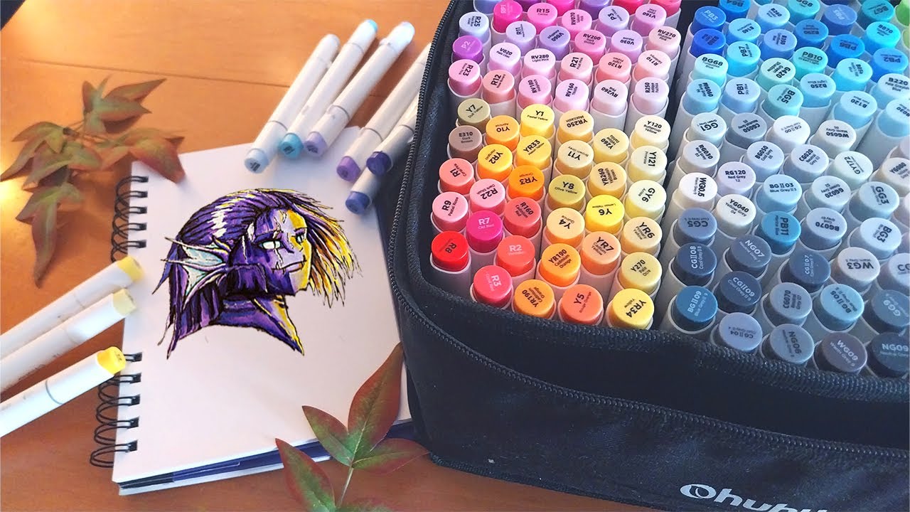 On test les feutres à alcools Ohuhu