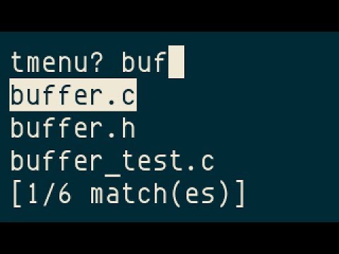 tmenu, "fuzzy completion for anything in the terminal"