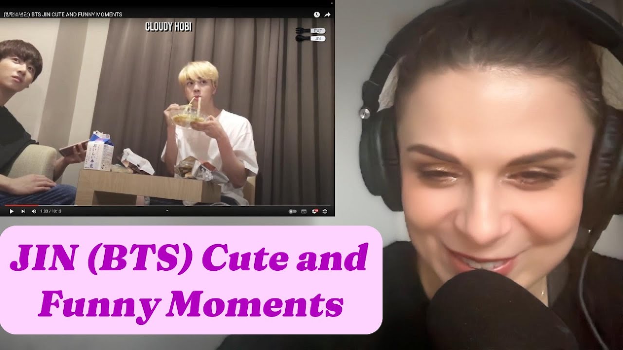 Reacting to Jin (BTS) being  cute and funny