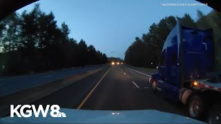 Police searching for semitruck driver involved in hit-and-run