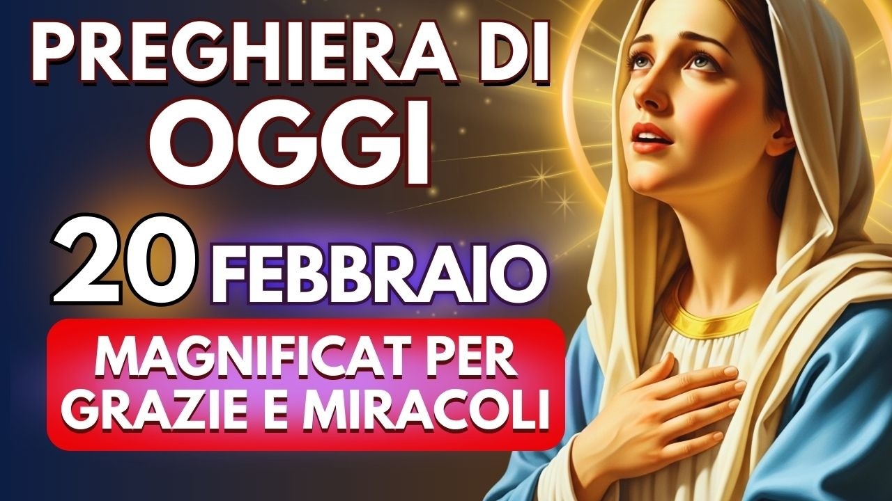 🙏 MAGNIFICAT DI MARIA ✨ PREGHIERA POTENTE PER CASI IMPOSSIBILI E DISPERATI