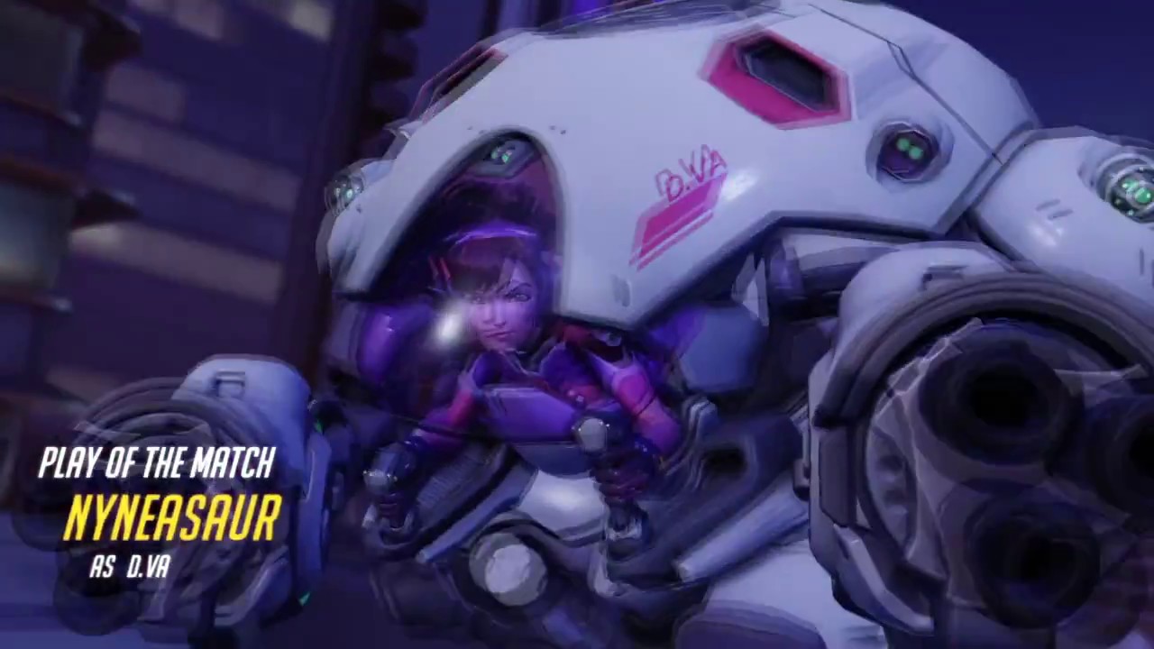 Overwatch Competitive: D.Va's a Beast