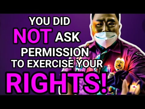 You need PERMISSION to exercise your RIGHTS!🚨👮‍♂️ - YouTube