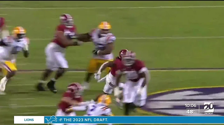 Lions trade back to draft Alabama RB Jahmyr Gibbs 12th overall