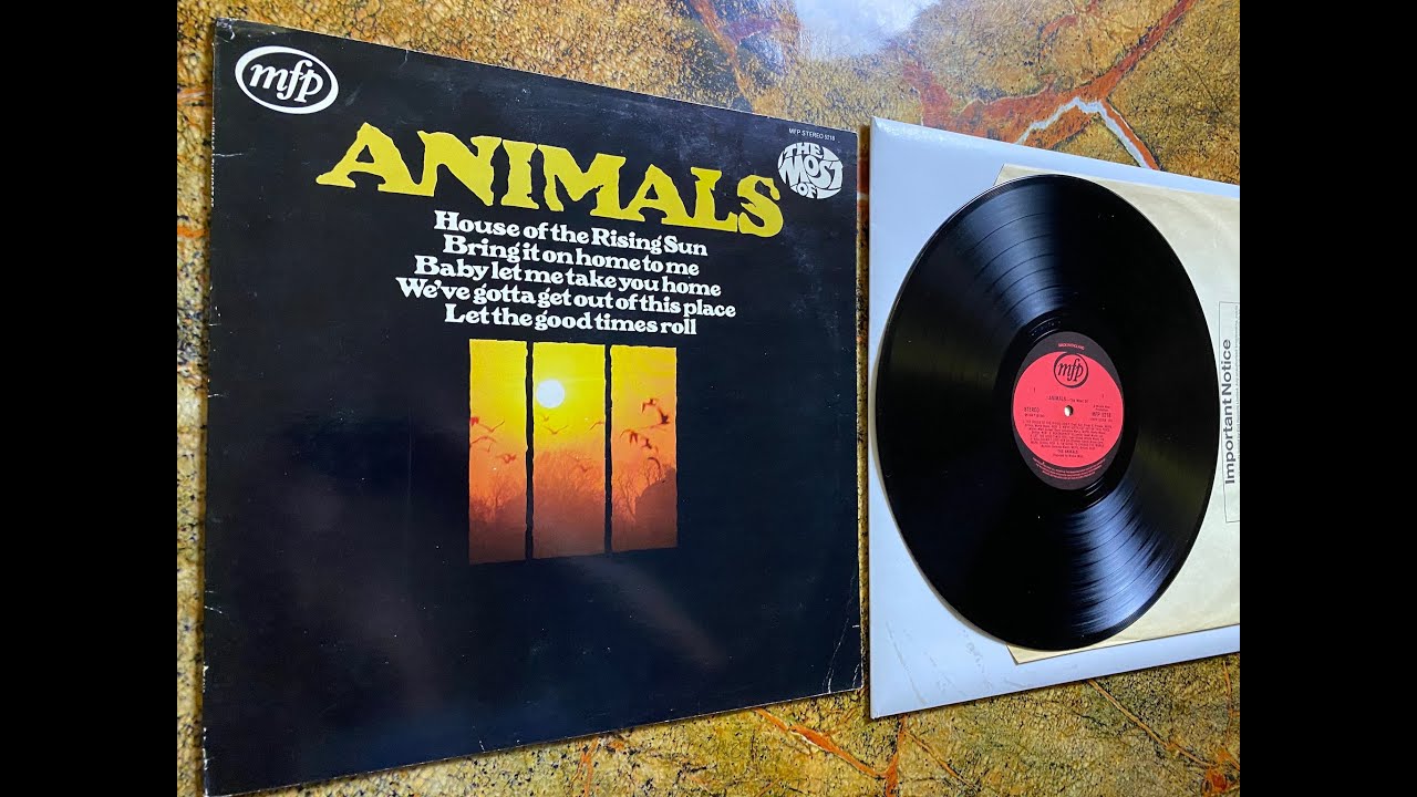 ANIMALS ‎–Roadrunner  Let The Good Times Roll  LP   Music For Pleasure ‎MFP 521  ORIGINAL UK 1971
