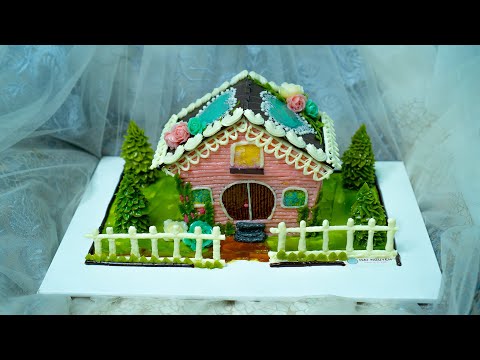 Awesome Building A Lovely House Cake | Bánh Sinh Nhật Tạo Hình Ngôi Nhà Xinh Xắn | Foci