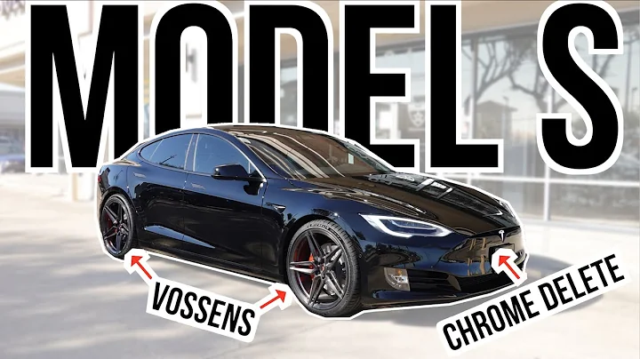 Tesla Model S: Vossen Wheels + Chrome Delete Project