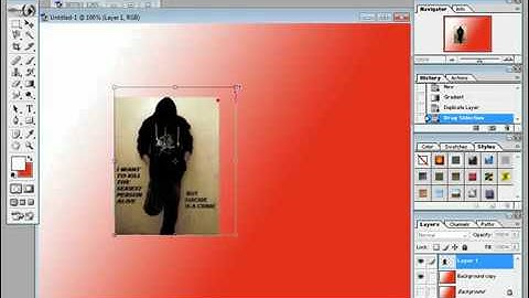 How to change Background Color & effect Adobe Photoshop 7 0