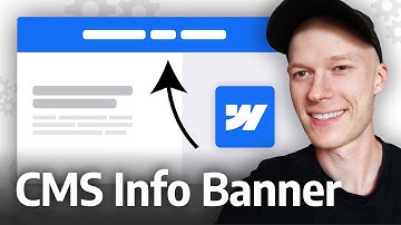 CMS Driven Info Banners in Webflow (Clients love this)