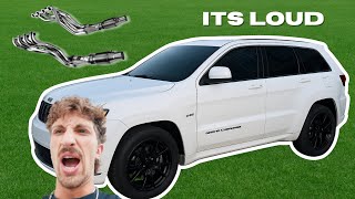 making my tuned 5.7 jeep louder….