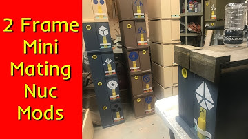 2 Frame Queen Rearing Nuc Modifications - Mini Mating Nucs
