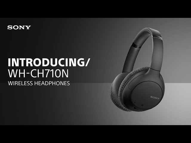 Introducing the Sony WH-CH710N Wireless Headphones