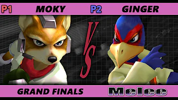 Hax's Nightclub S2E1 GRAND FINALS - Ginger (Falco) Vs. moky (Fox) SSBM Smash Melee