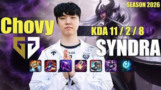 GEN Chovy SYNDRA vs CASSIOPEIA Mid - Patch 26.16 KR Ranked | lolrec