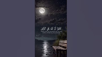 سورة الحديد الآيات{١٦-١٧} #المصحف #quran #اكسبلور #راحة_نفسية #islamicfestival #لايك #حالات_واتس #اك