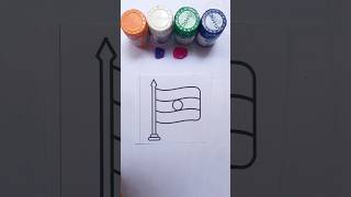 India Flag drawing #independencedayflag #art