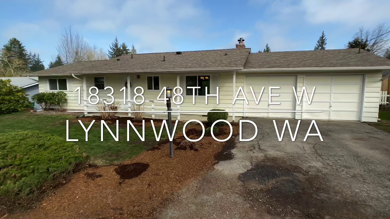 Just listed! Rambler in Lynnwood Washington YouTube