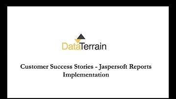 Migrate To Jaspersoft | DataTerrain