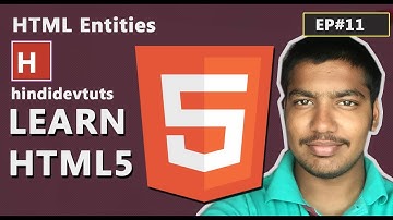 html tutorials in hindi Ep#11 | html entities