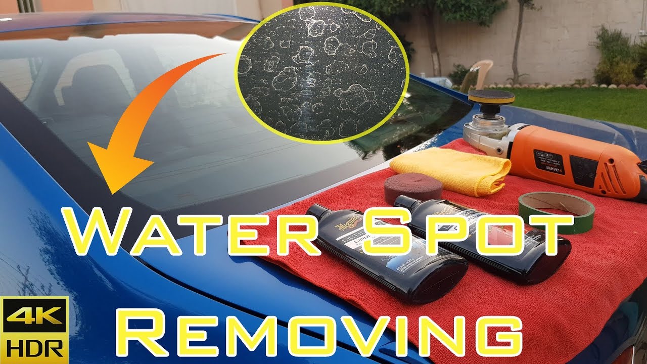 Eliminate baked-on water spots with Glass Stripper! 😎 #waterspotremov