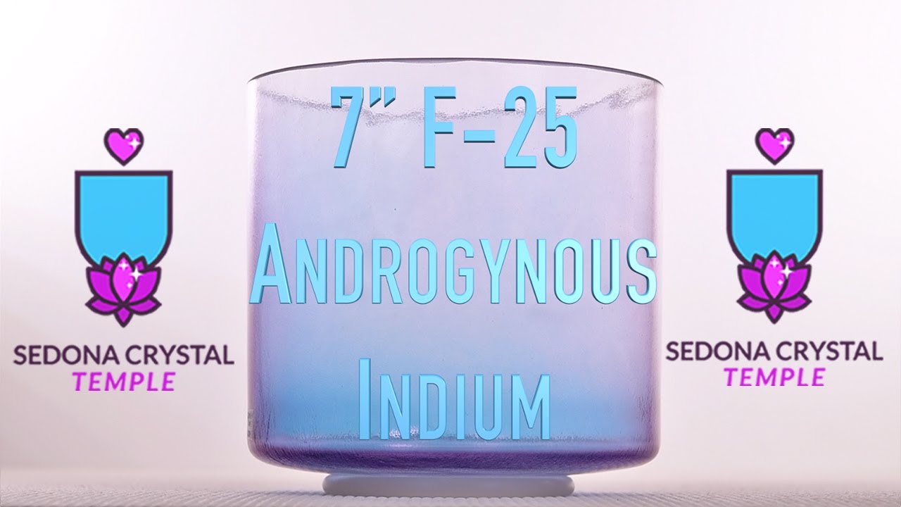 Crystal Tones™  Androgynous Indium singing bowl