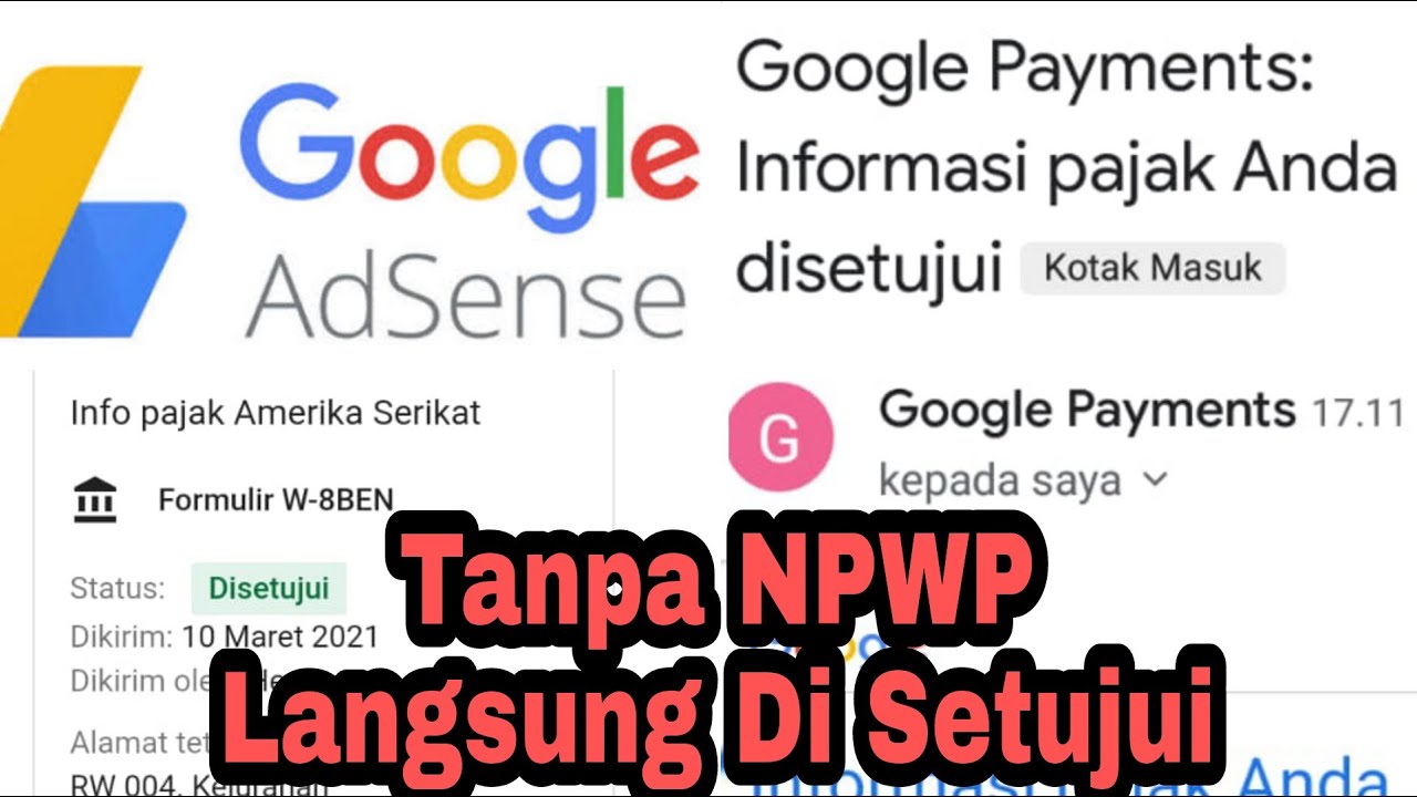 NPWP dan Google AdSense: Panduan Lengkap untuk Penerima Pembayaran