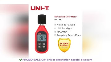 UNI-T UT353 Digital Sound Level Meter UT353BT Noisemeter 30-130dB Decibel Tester Noise Audio Detecto