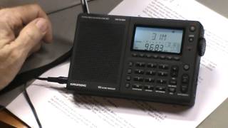 TRRS #0106 - Grundig G3 Shortwave Radio Reivew - Part 2 of 2 - Reception