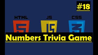 Number Trivia Game - Fetch data from an API - JS Game
