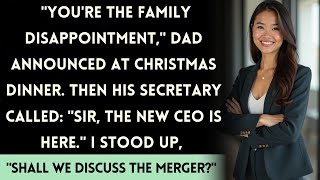 Parents Called Me A Failure At Christmas—Their Company's New CEO Walked In Wearing My Face