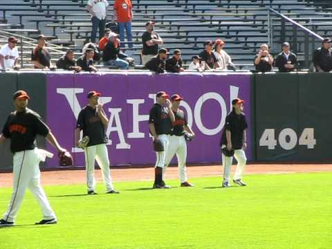 Opening Day 2010 with Brian Wilson, Tim Lincecum &...