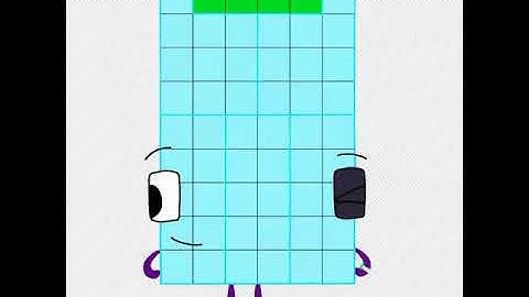 Numberblock 78 and Numberblock 54 from Charlie and the Alphabet Guy Speedpaint