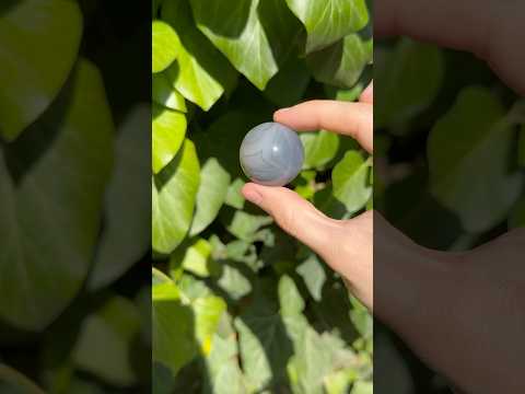 Куля Агат Ботсвана натуральний камінь інтер'єрний 30мм 38,5г, видео 1