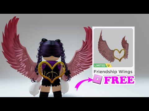 [EVENT] HOW TO GET THIS NEW FREE ROBLOX FRIENDSHIP WINGS ITEM | ROBLOX | CATIEBLOX